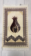 Navy Blue Croc Joy Namoz - Luxury Prayer Mat with Premium Bag