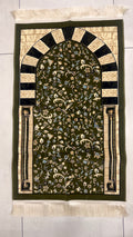 Green Croc Joy Namoz - Luxury Prayer Mat with Premium Bag