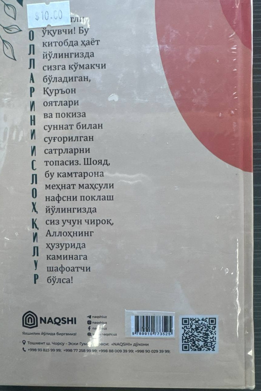 Hollarini Isloh Qilur — back cover