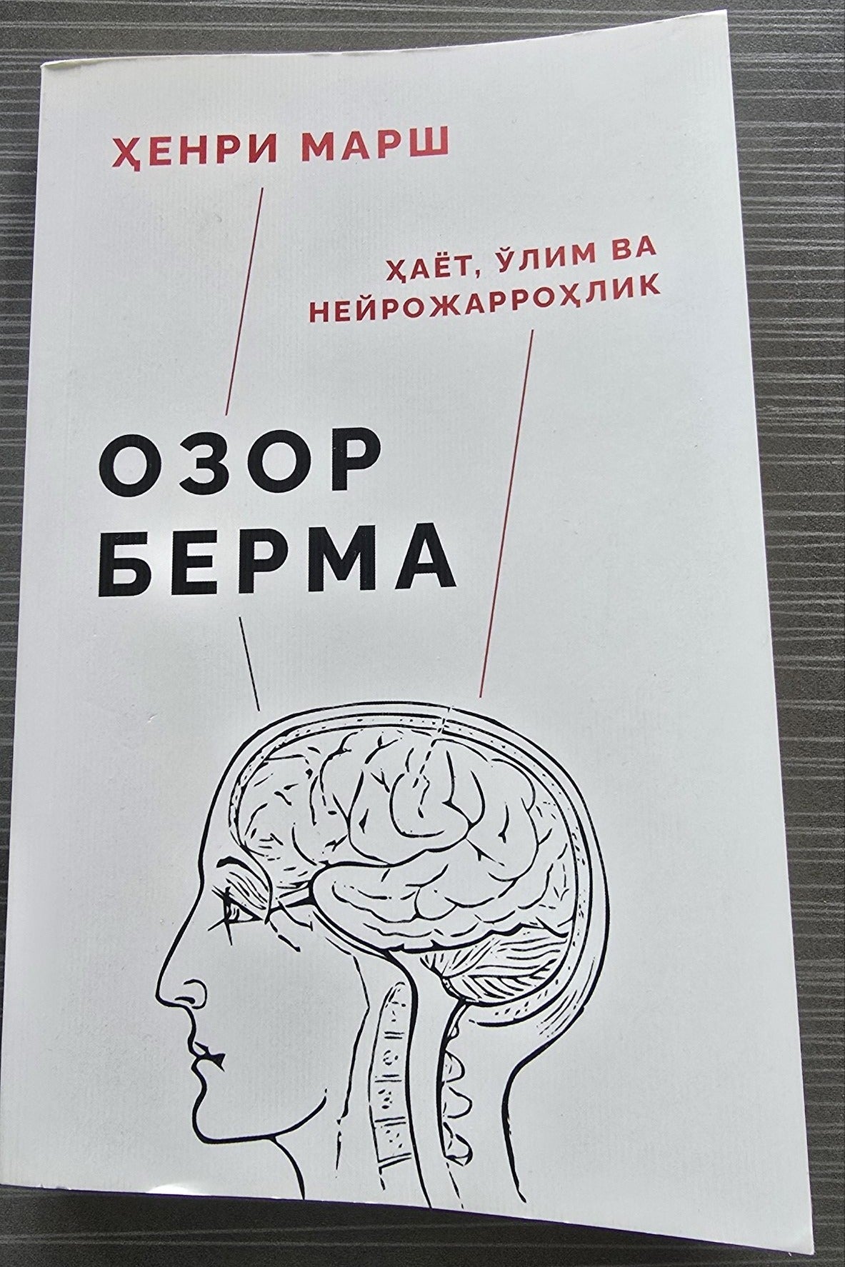 Ozor Berma kitob muqovasi — Xenri Marsh