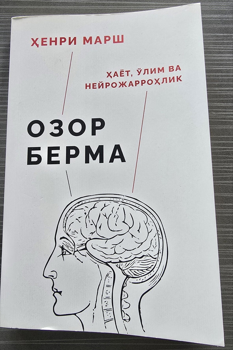 Ozor Berma kitob muqovasi — Xenri Marsh