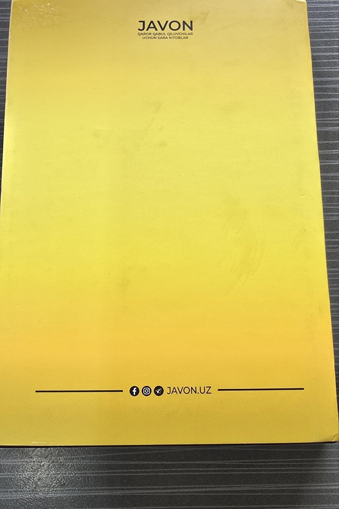 Sarafan Marketing orqa muqova — Javon